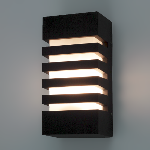 Außenwandlampe 230V IP54 1xE27 WUKO schwarz