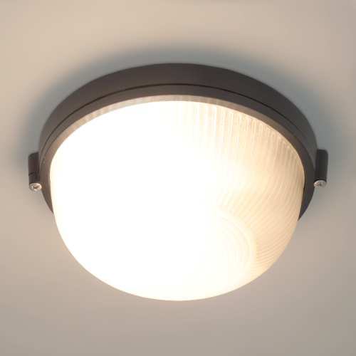 Wand - Deckenlampe E27 IP44 TRING schwarz