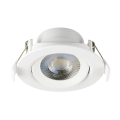 10x Einbauspot LED Downlight 230V IP44 7W KARO.7 neutralweiss schwenkbar