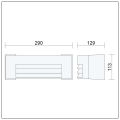 Außenwandleuchte E27 IP44 ASTO graphit