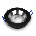1x Einbauspot SET FOY schwarz mit Ring SL GU10 7W neutralweiss