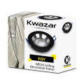 1x Einbauspot SET FOY schwarz mit Ring SL GU10 7W neutralweiss