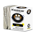 6x Einbauspot SET FOY schwarz mit Ring BK/GD GU10 7W neutralweiss