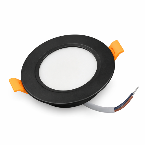 Downlight LED Einbauspot 5W 230V IP54 PIRES rund schwarz CCT