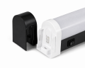 Wandlampe Spiegellampe LED 230V 15W IP44 60cm ULKE mit Schalter schwarz