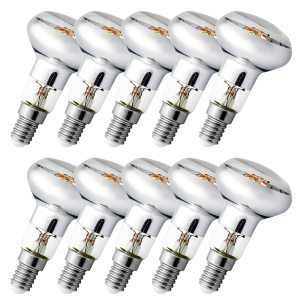 Kwazar Luminaire LED Milchglas-Reflektorlampe E27 R63 – 6W, Warmweiß, 480 Lumen