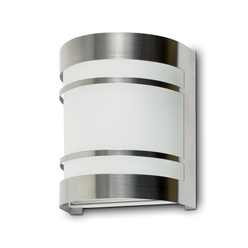 Außenlampe Außenwandleuchte LED 230V E27 IP44 MEGAN nickel matt