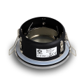 6x Einbauspot SET LED 230V IP44 RIK.5 chrom GU10 7W neutralweiss
